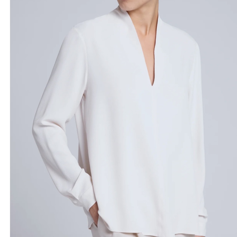 ANTONELLI FIRENZE Elegant Women's Grey Blouse Size 44 / L
